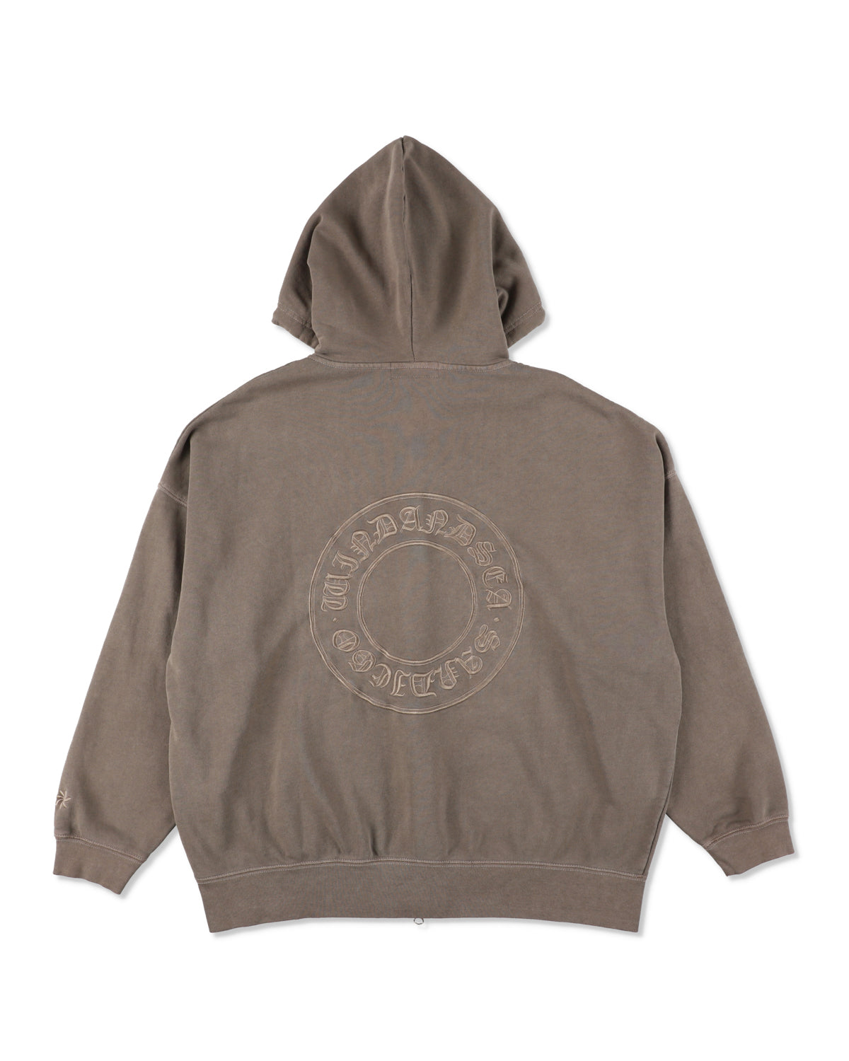 Circle Logo Zip Up Sweatshirt