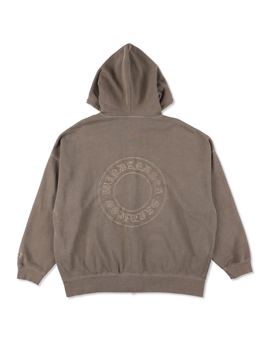 Circle Logo Zip Up Sweatshirt
