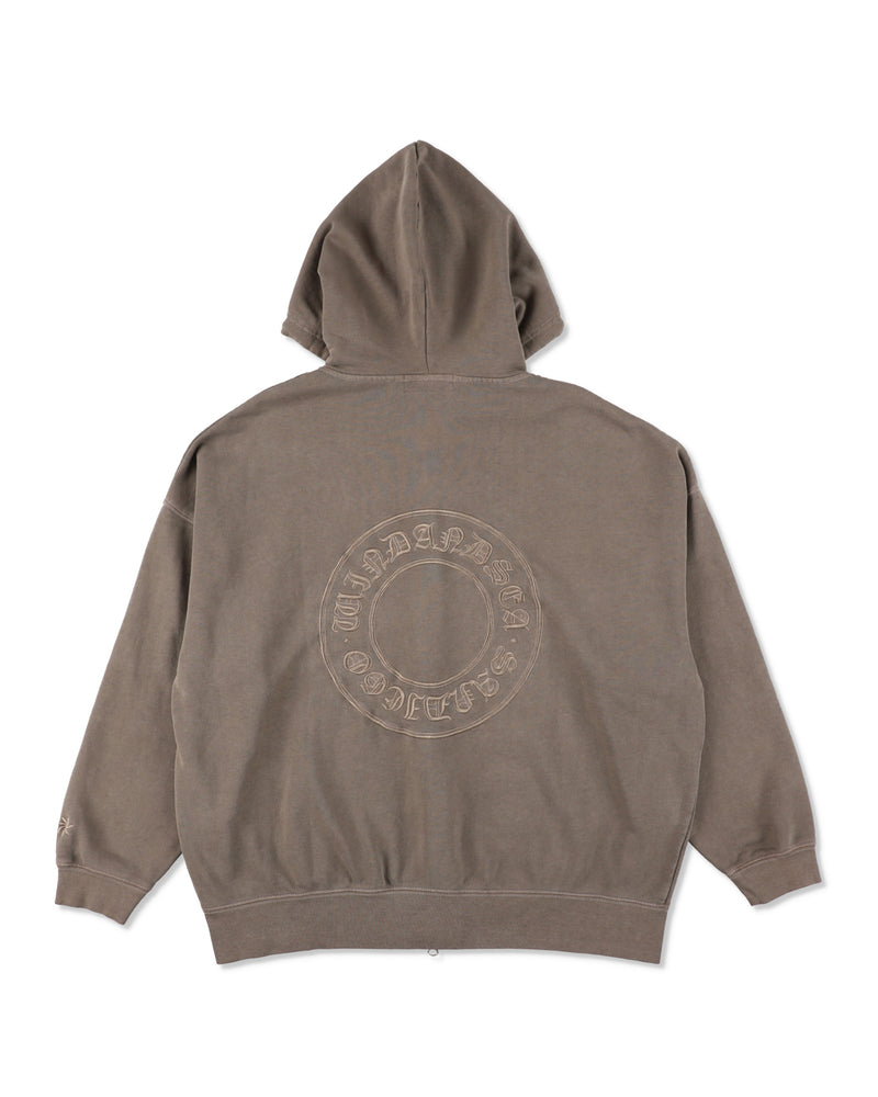 Circle Logo Zip Up Sweatshirt