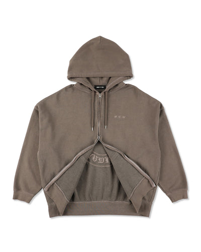Circle Logo Zip Up Sweatshirt