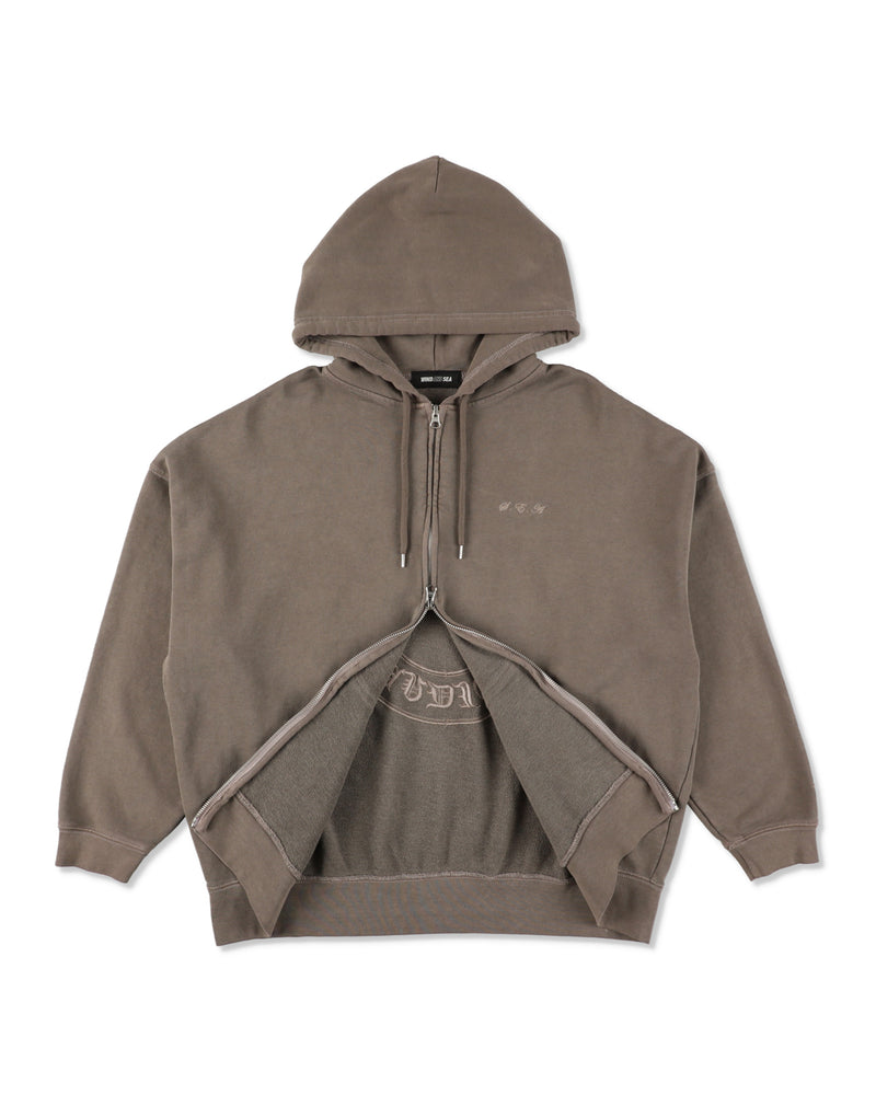 Circle Logo Zip Up Sweatshirt