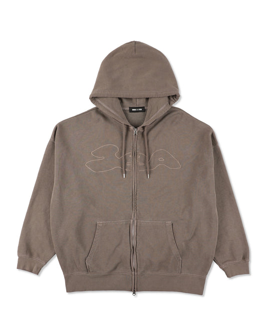 Heptagon Logo Zip Up Sweatshirt