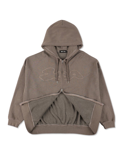 Heptagon Logo Zip Up Sweatshirt
