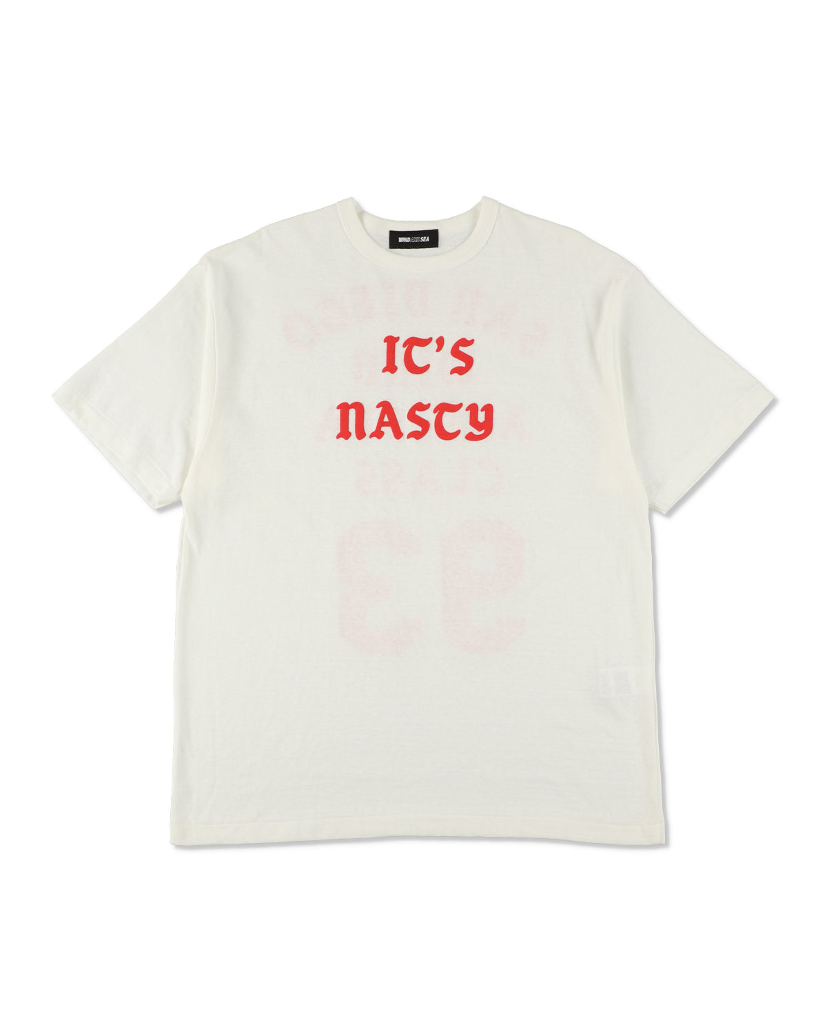 WIND AND SEAホワイト Tシャツ 新品 WIND AND SEA ウィンダンシー ホワイト Tシャツ Lサイズ WIND AND SEA