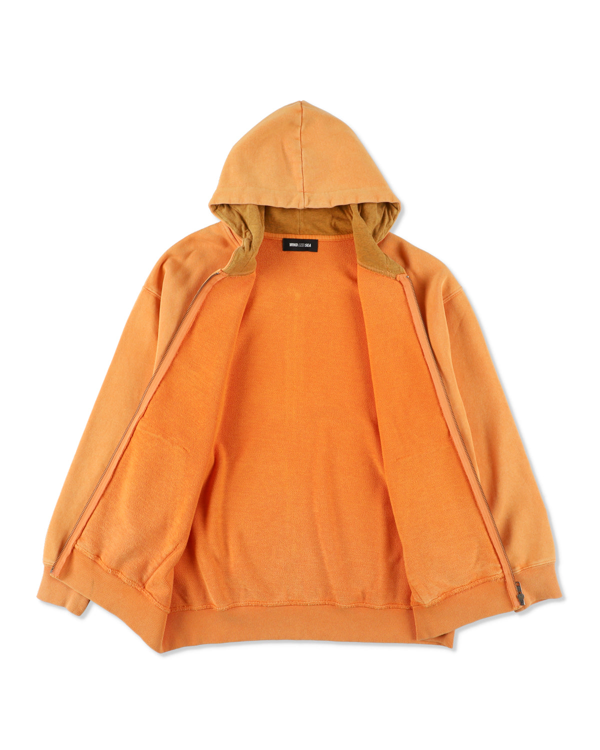 トップス WINDANDSEA DamagePigment ZipUpSweatshirt Pigment Zip UP Sweatshirt – WIND AND SEA