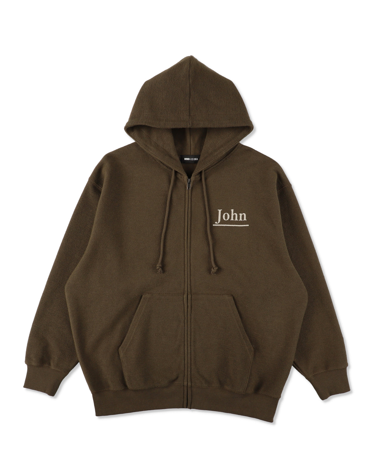 Brushed Zip Up Sweatshirt