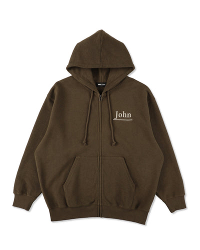 Brushed Zip Up Sweatshirt