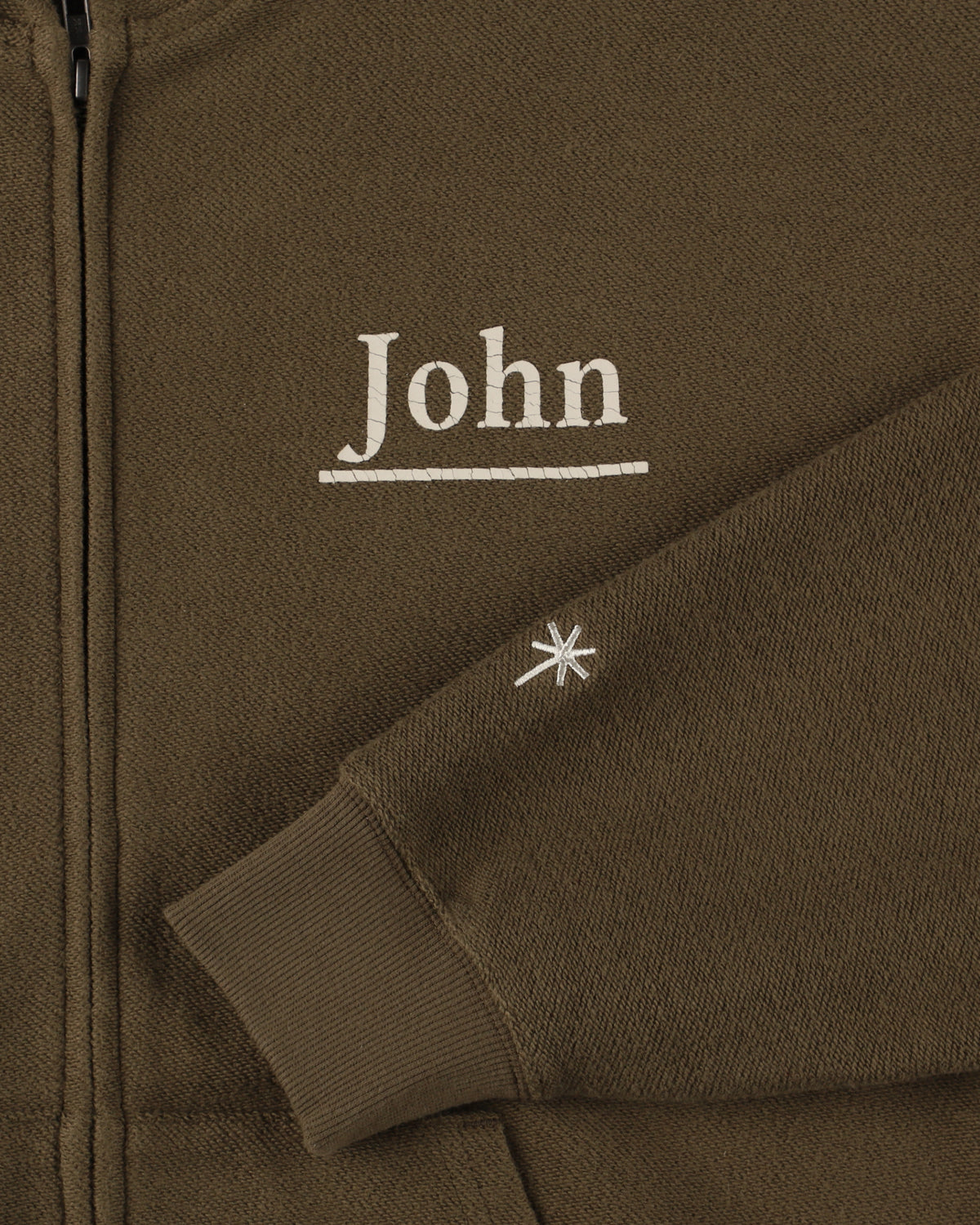 Brushed Zip Up Sweatshirt