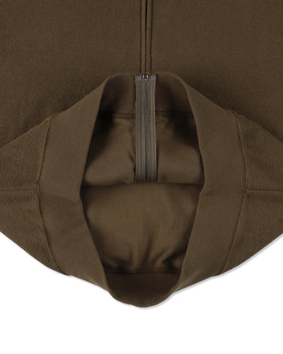 Brushed Zip Up Sweatshirt