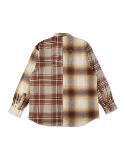 Patch Plaid Shirt