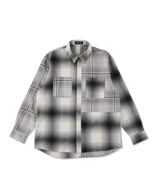 Patch Plaid Shirt