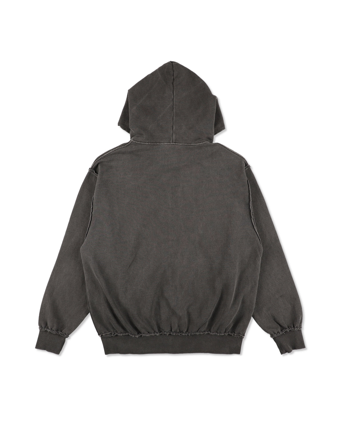 Damage Pigment Zip Up Sweatshirt