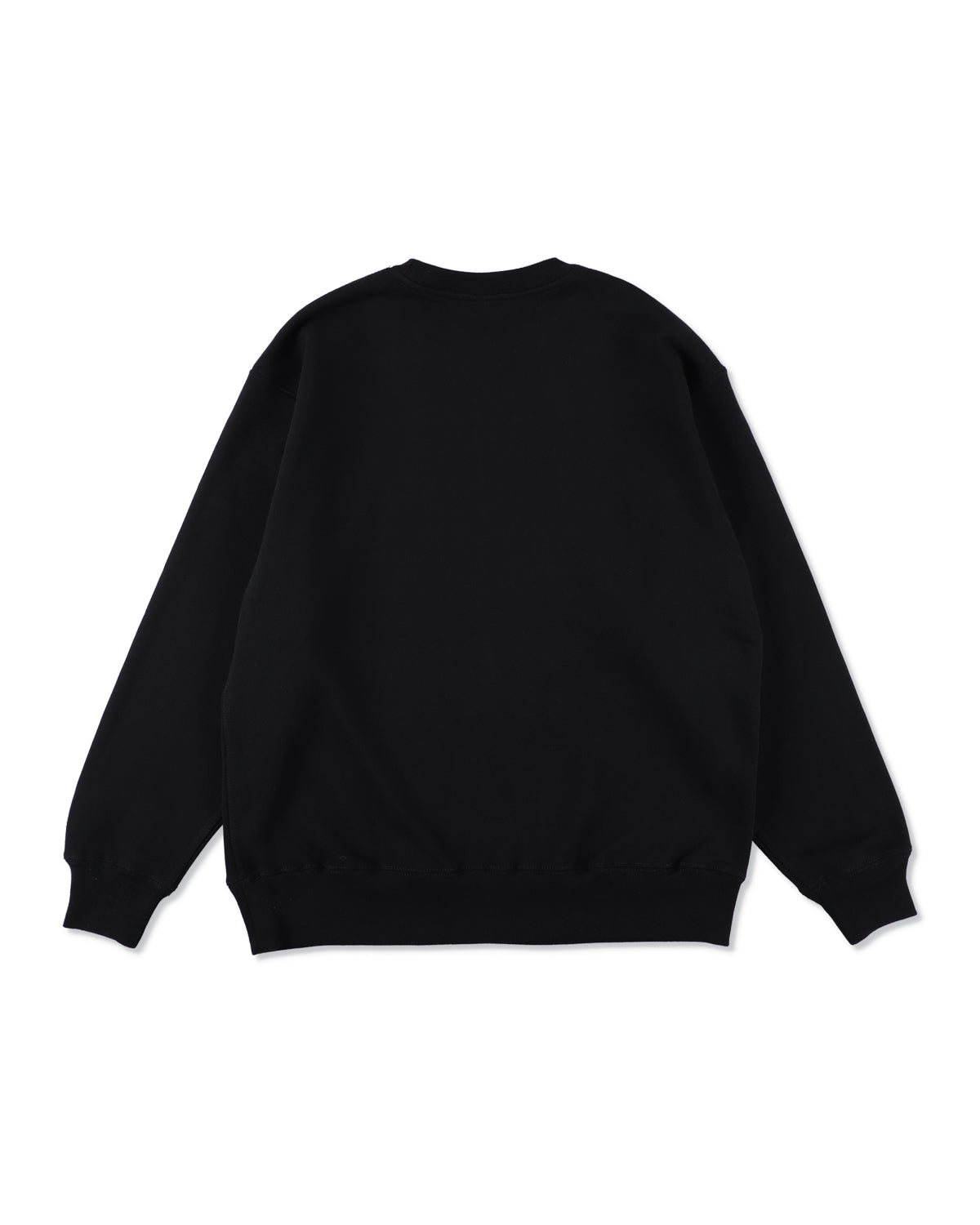 Satin Patch Crewneck Sweatshirt