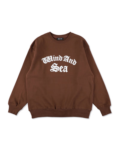 Satin Patch Crewneck Sweatshirt