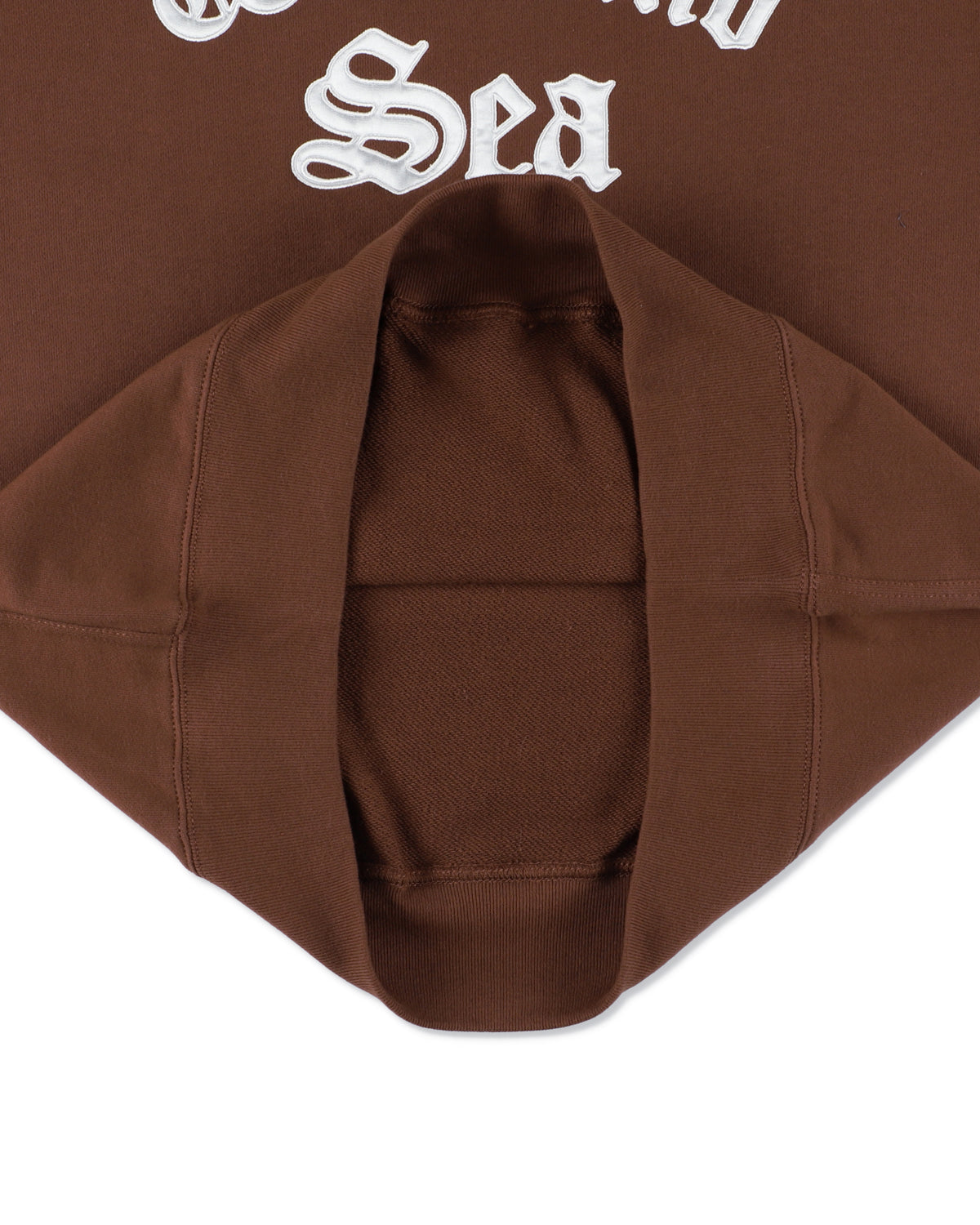 Satin Patch Crewneck Sweatshirt