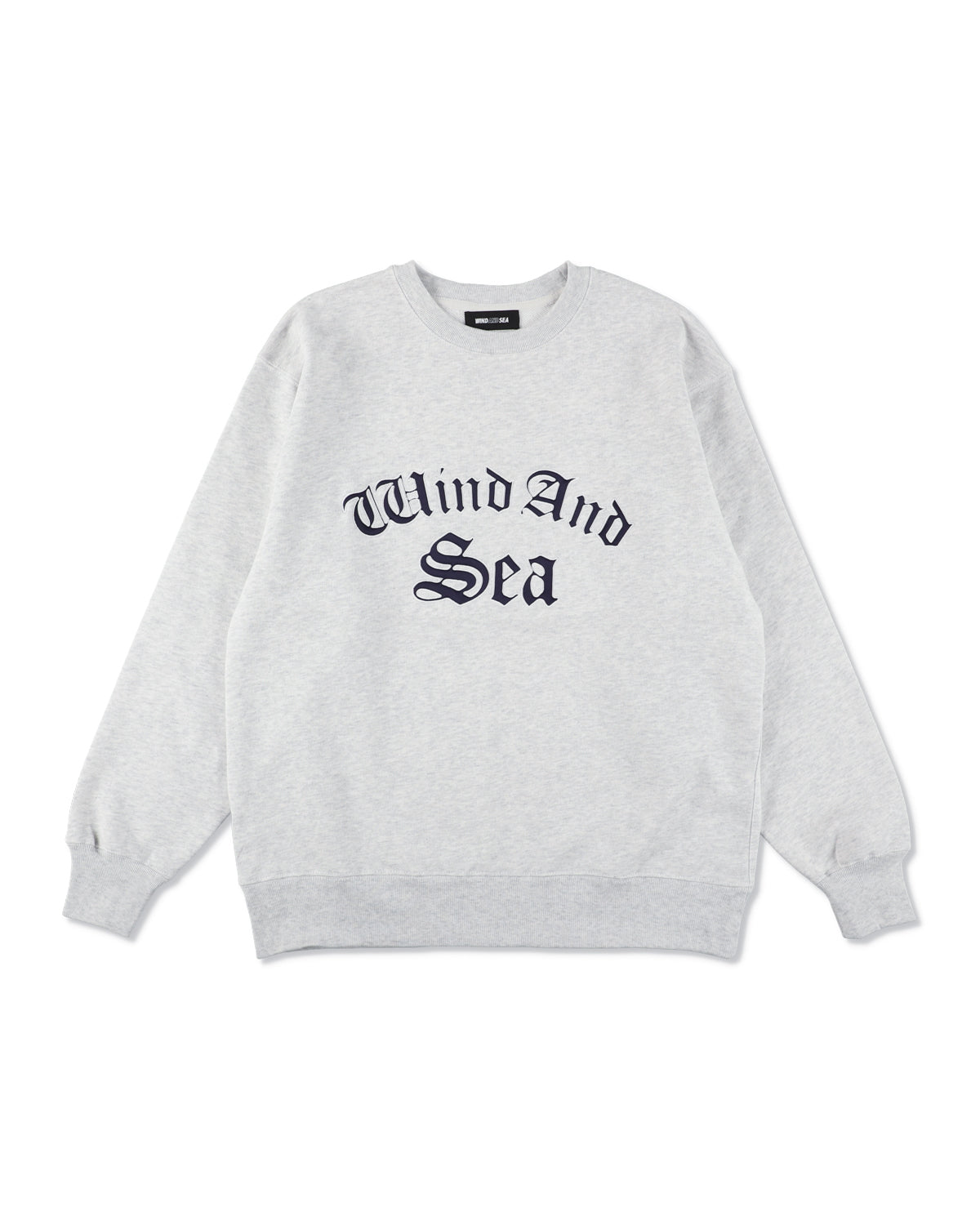 Satin Patch Crewneck Sweatshirt