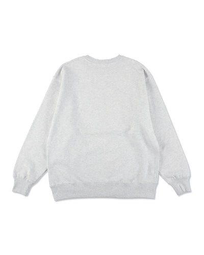 Satin Patch Crewneck Sweatshirt