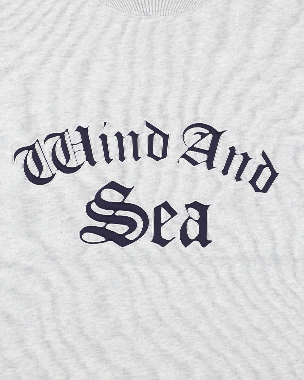 Satin Patch Crewneck Sweatshirt