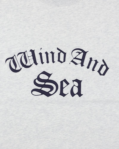 Satin Patch Crewneck Sweatshirt