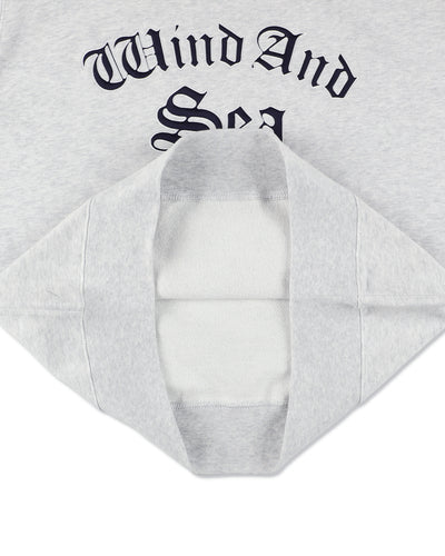Satin Patch Crewneck Sweatshirt