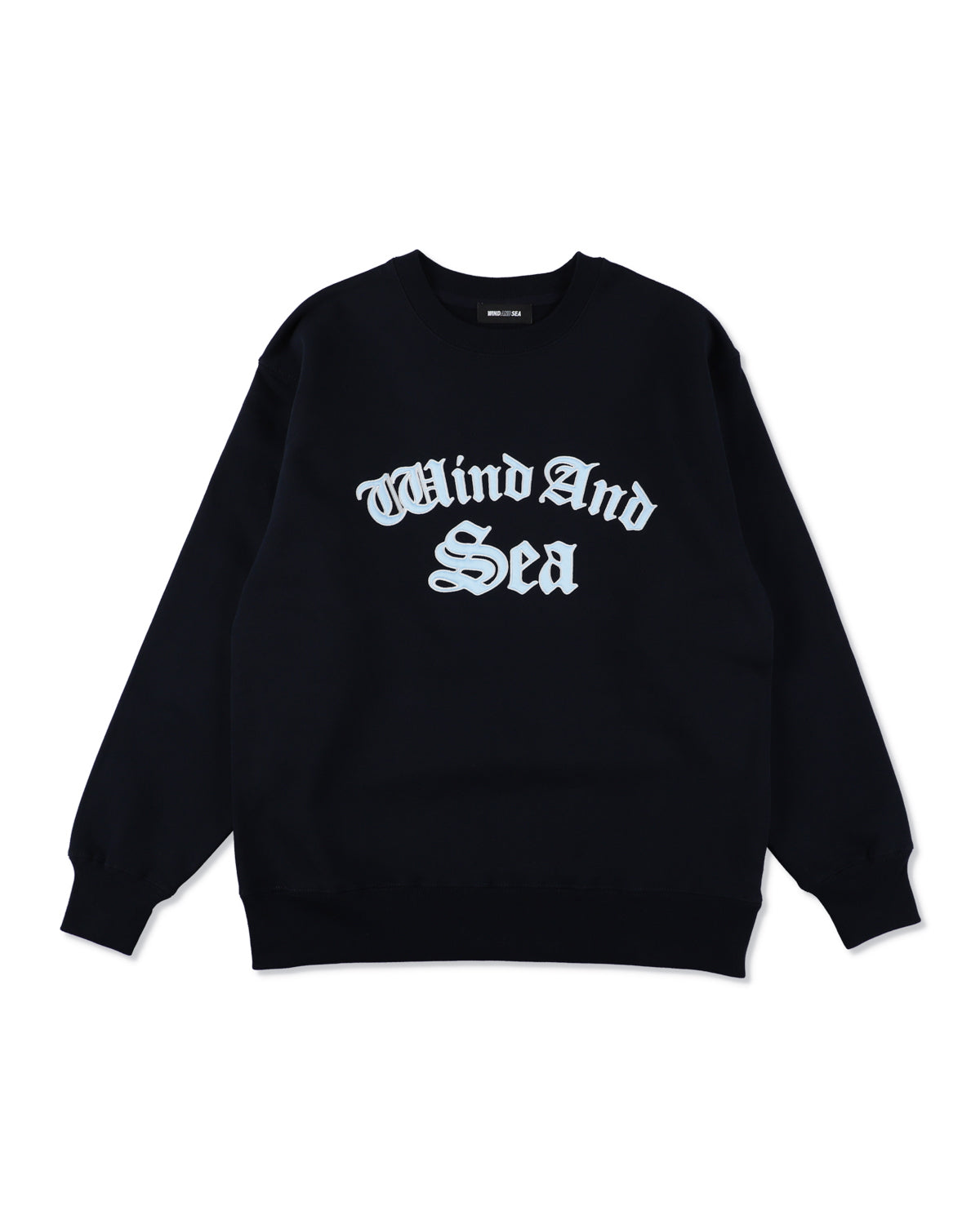 Satin Patch Crewneck Sweatshirt