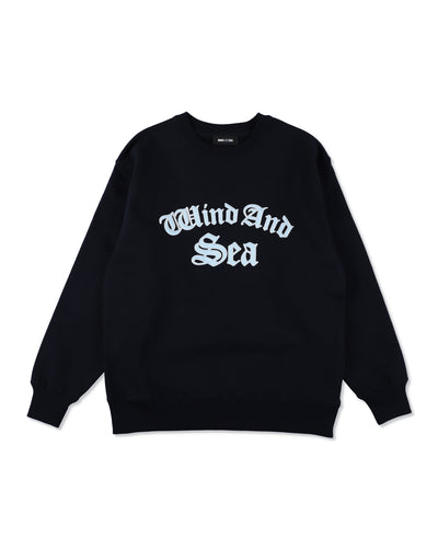 Satin Patch Crewneck Sweatshirt