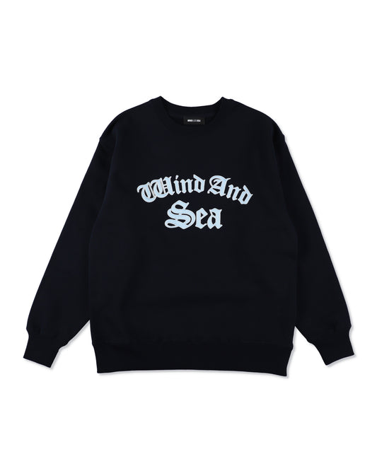 Satin Patch Crewneck Sweatshirt