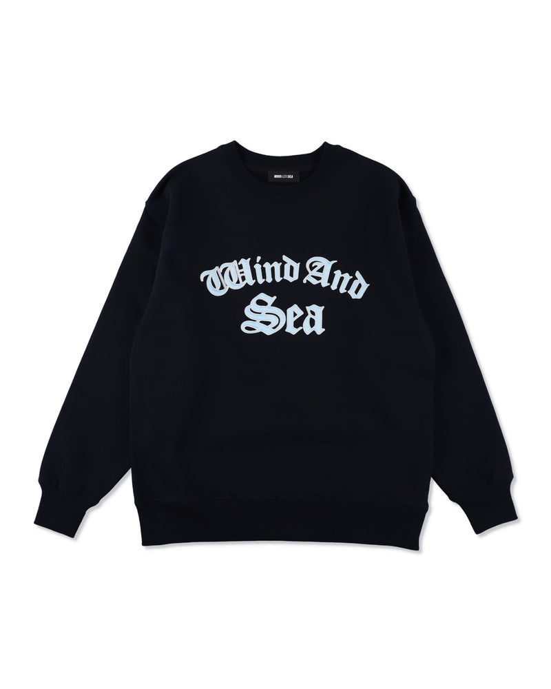 Satin Patch Crewneck Sweatshirt