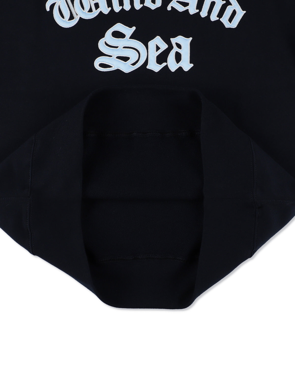 Satin Patch Crewneck Sweatshirt