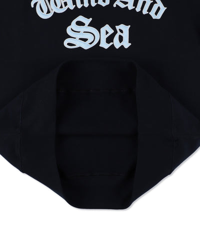 Satin Patch Crewneck Sweatshirt