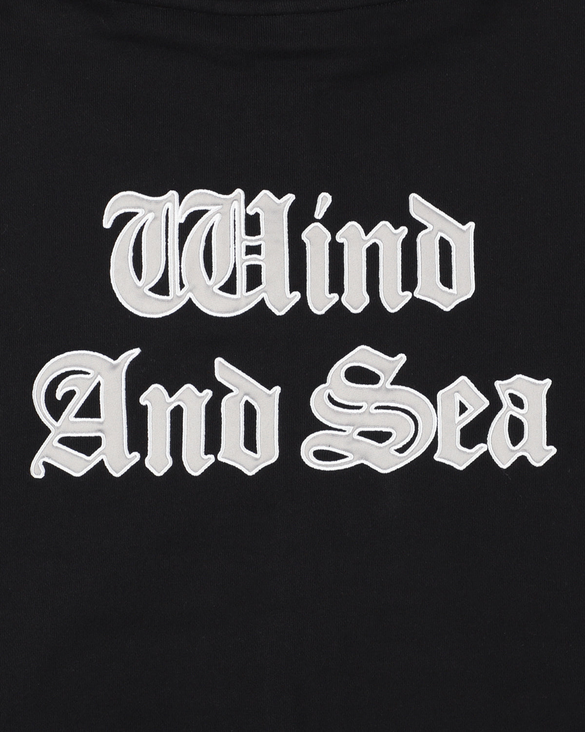 Satin Patch Zip Up Sweatshirt