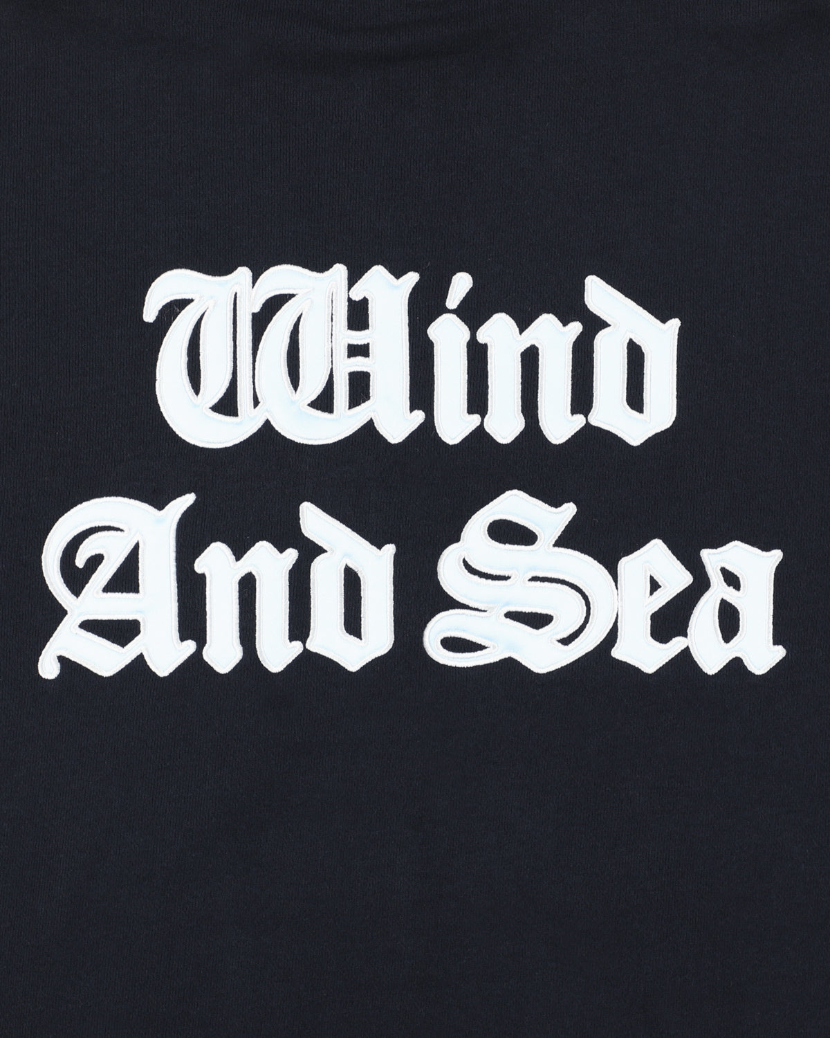 Satin Patch Zip Up Sweatshirt