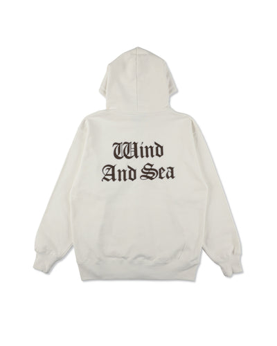 Satin Patch Zip Up Sweatshirt