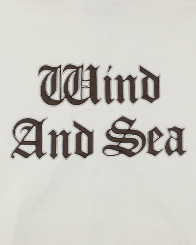 Satin Patch Zip Up Sweatshirt