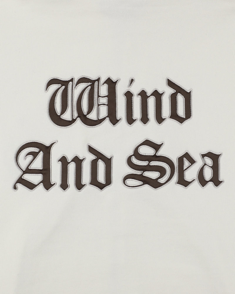 Satin Patch Zip Up Sweatshirt