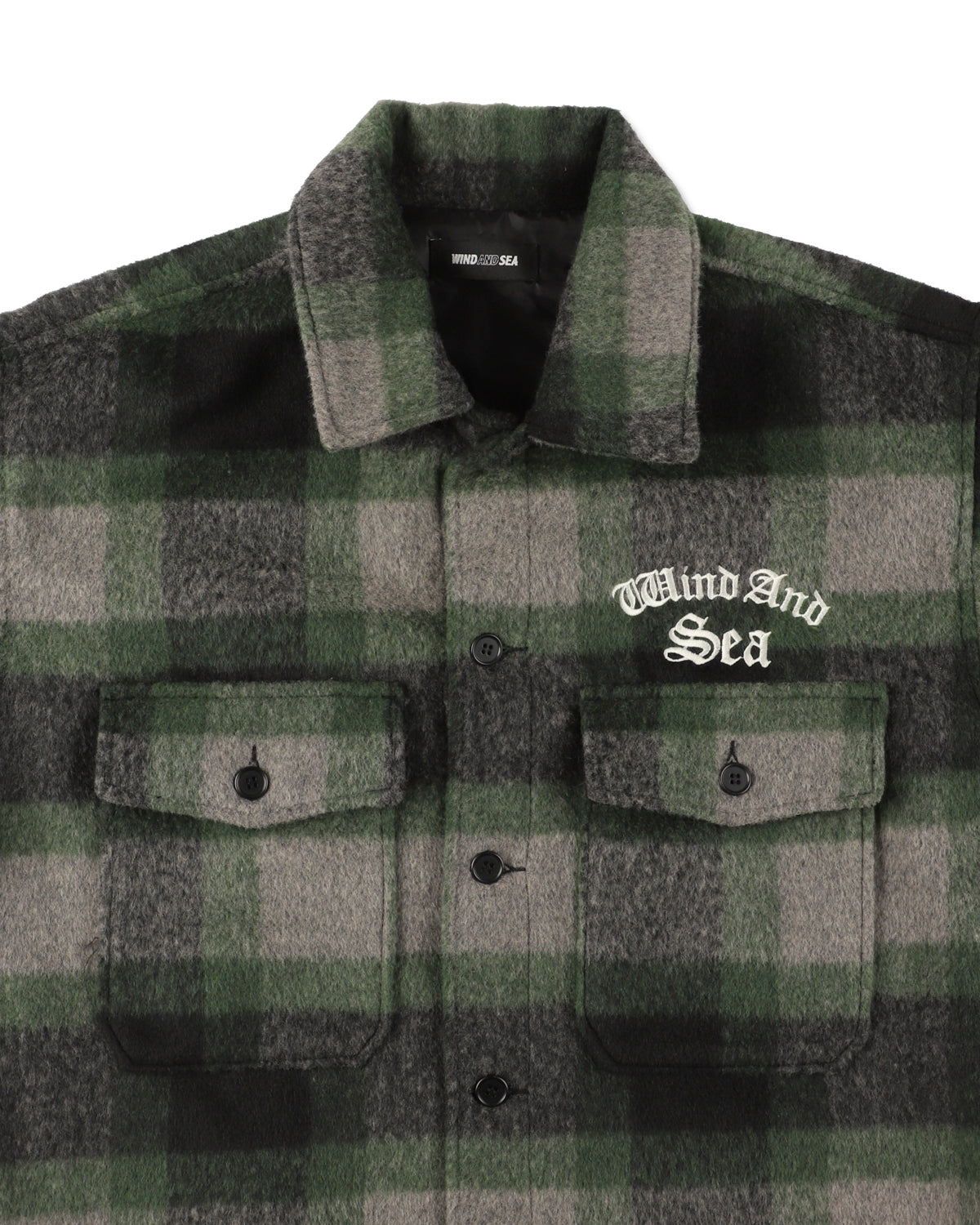 Shaggy Plaid Shirt Jacket