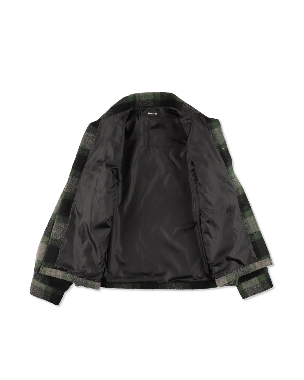 Shaggy Plaid Shirt Jacket