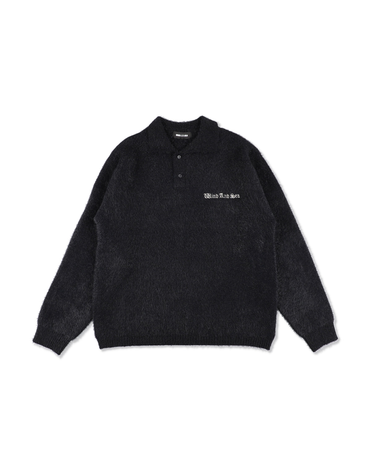 Shaggy Knit L/S Polo