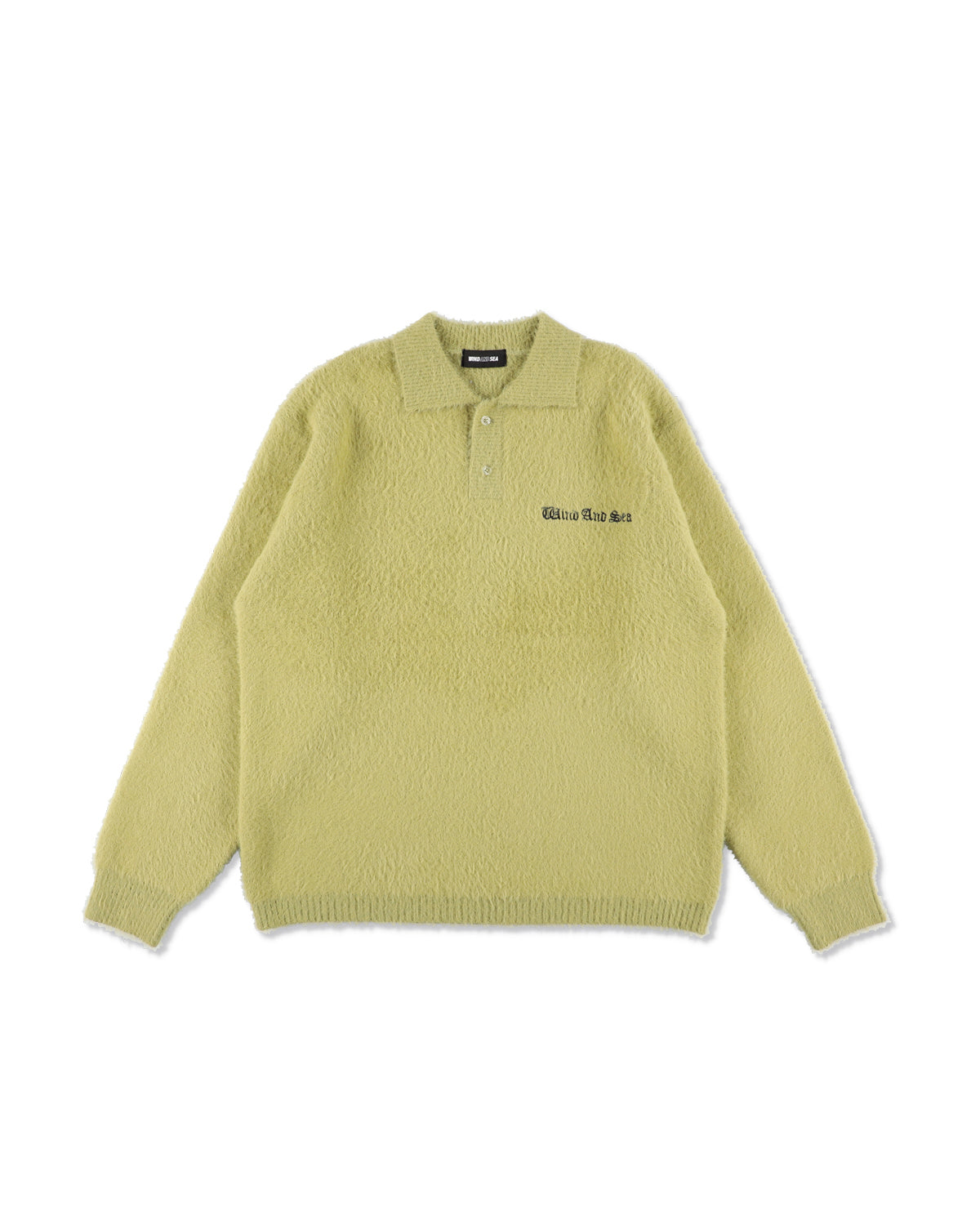 Shaggy Knit L/S Polo