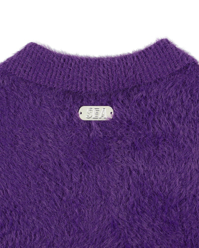 Shaggy Knit L/S Polo