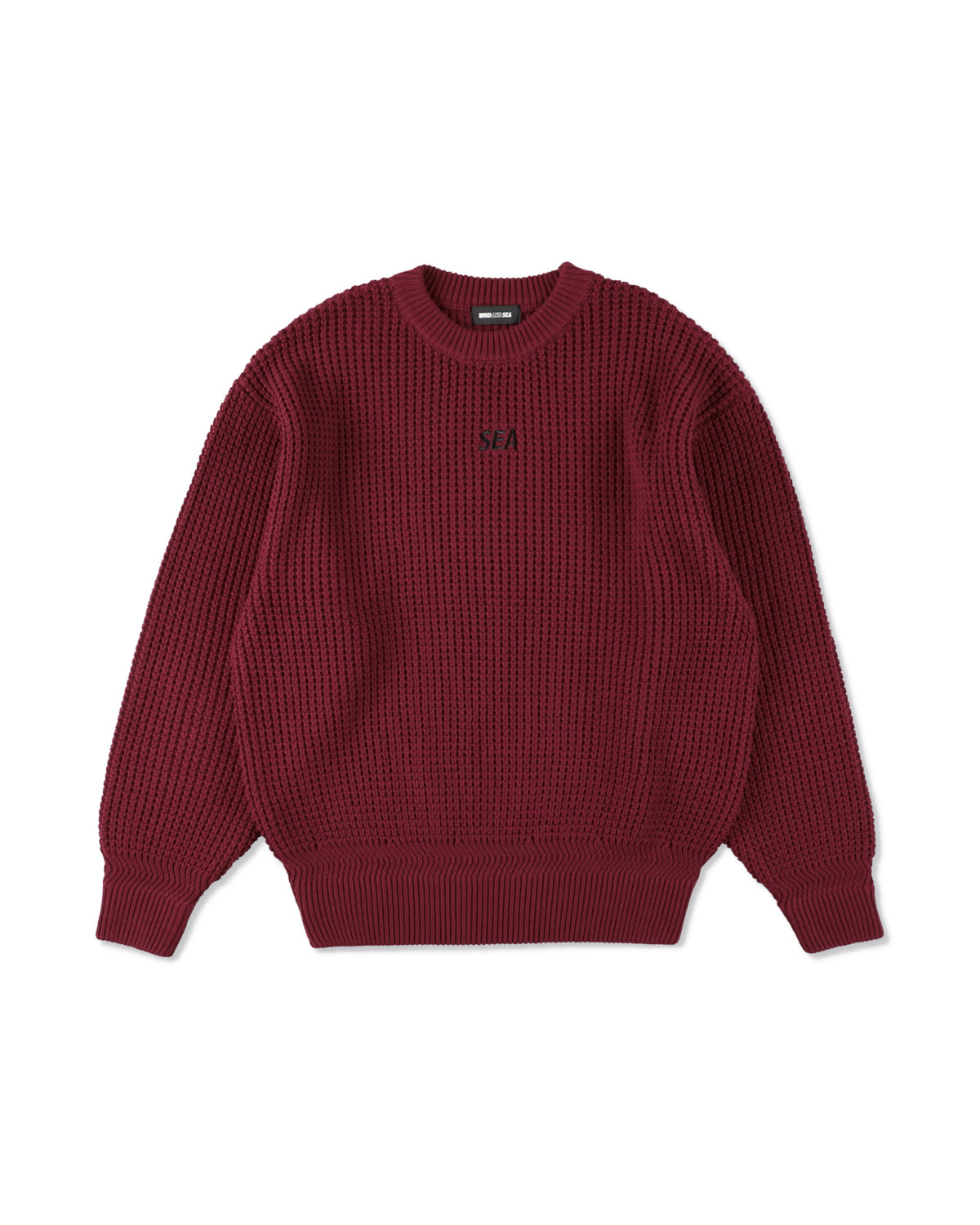 Waffle Crewneck Knit Sweater – WIND AND SEA