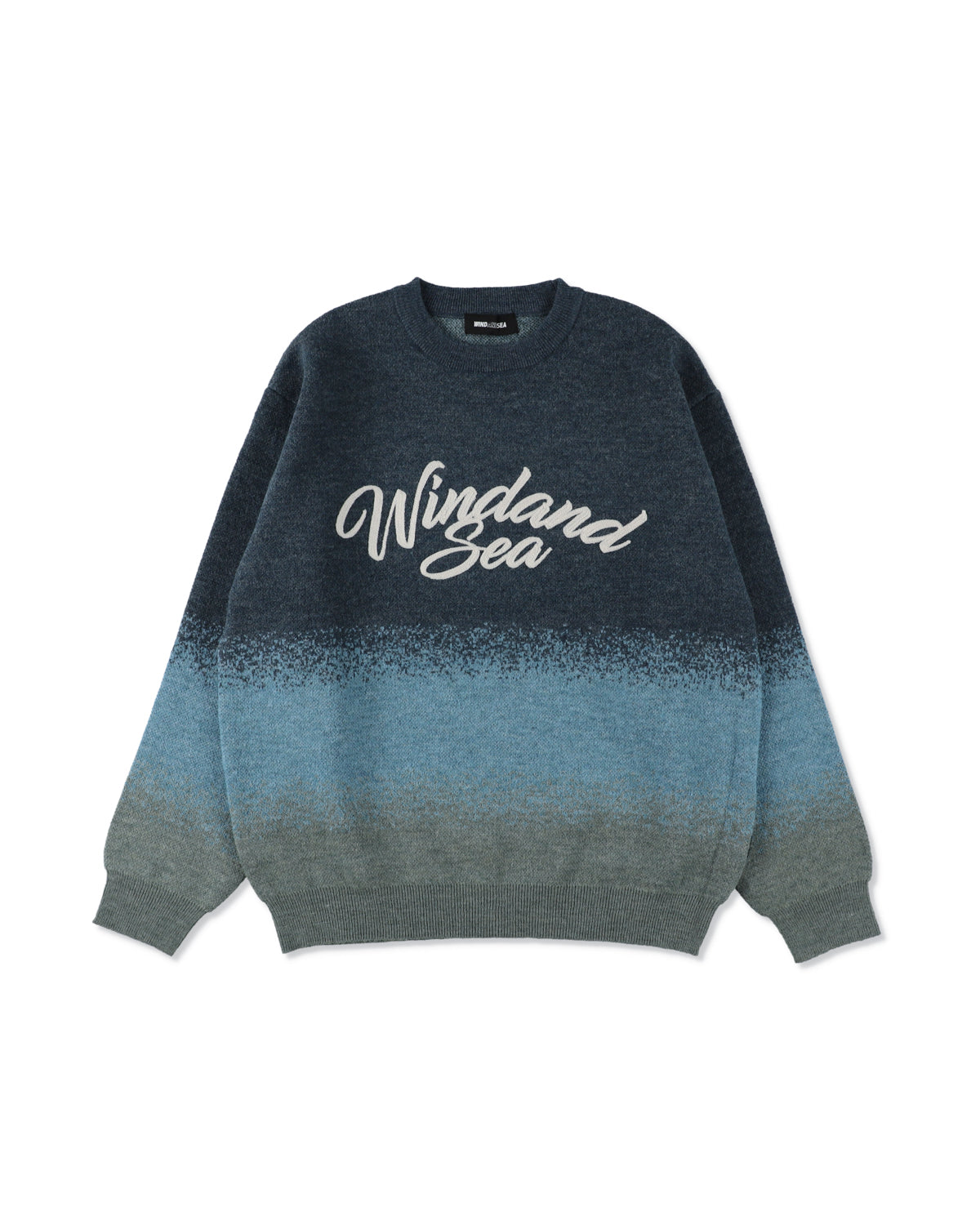 Jacquard Gradation Knit Sweater