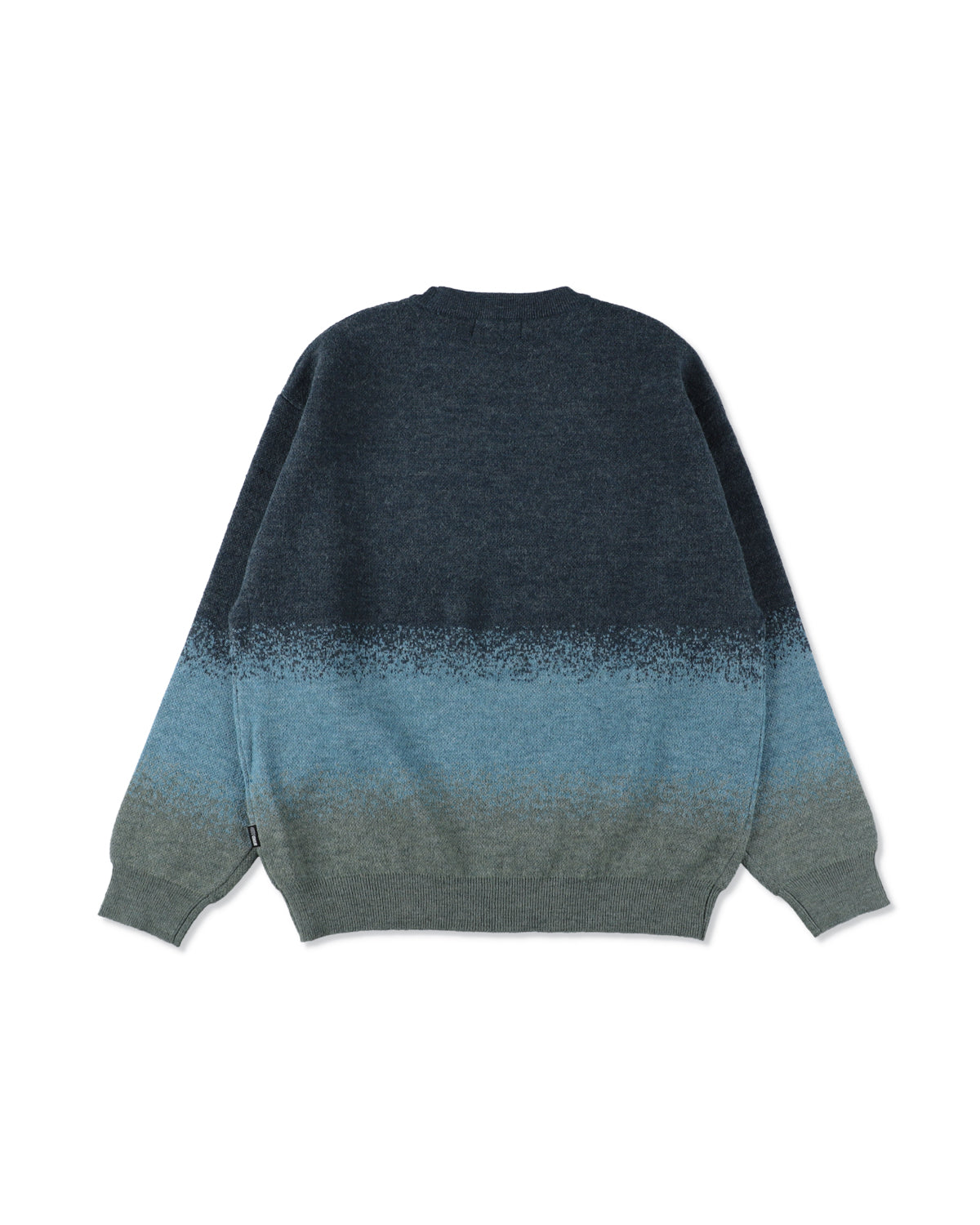Jacquard Gradation Knit Sweater