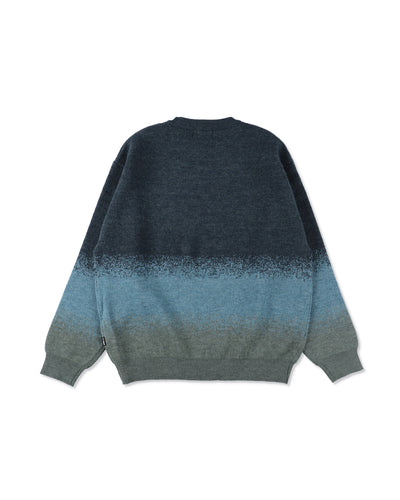 Jacquard Gradation Knit Sweater