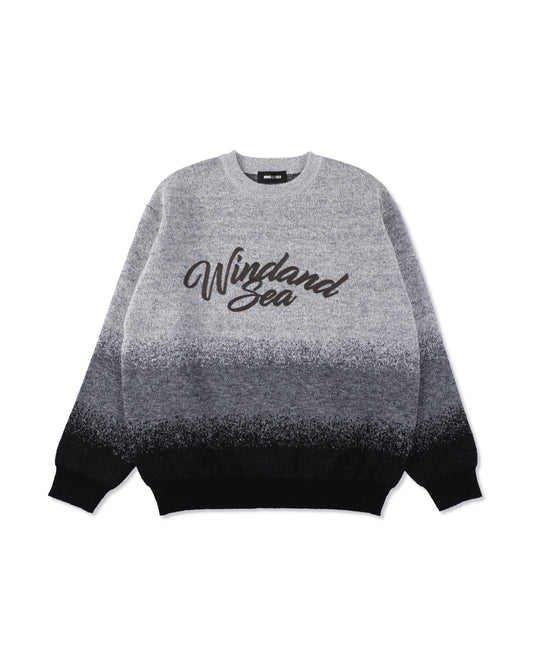 Jacquard Gradation Knit Sweater
