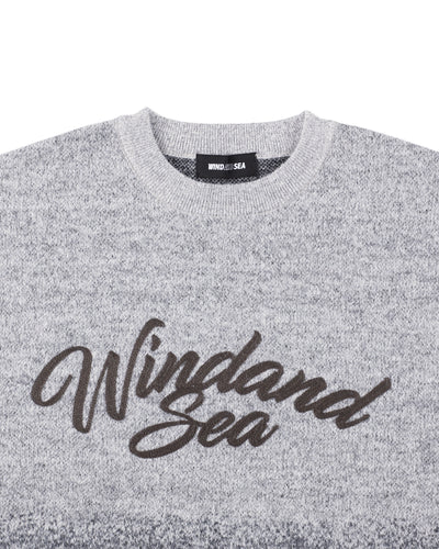 Jacquard Gradation Knit Sweater