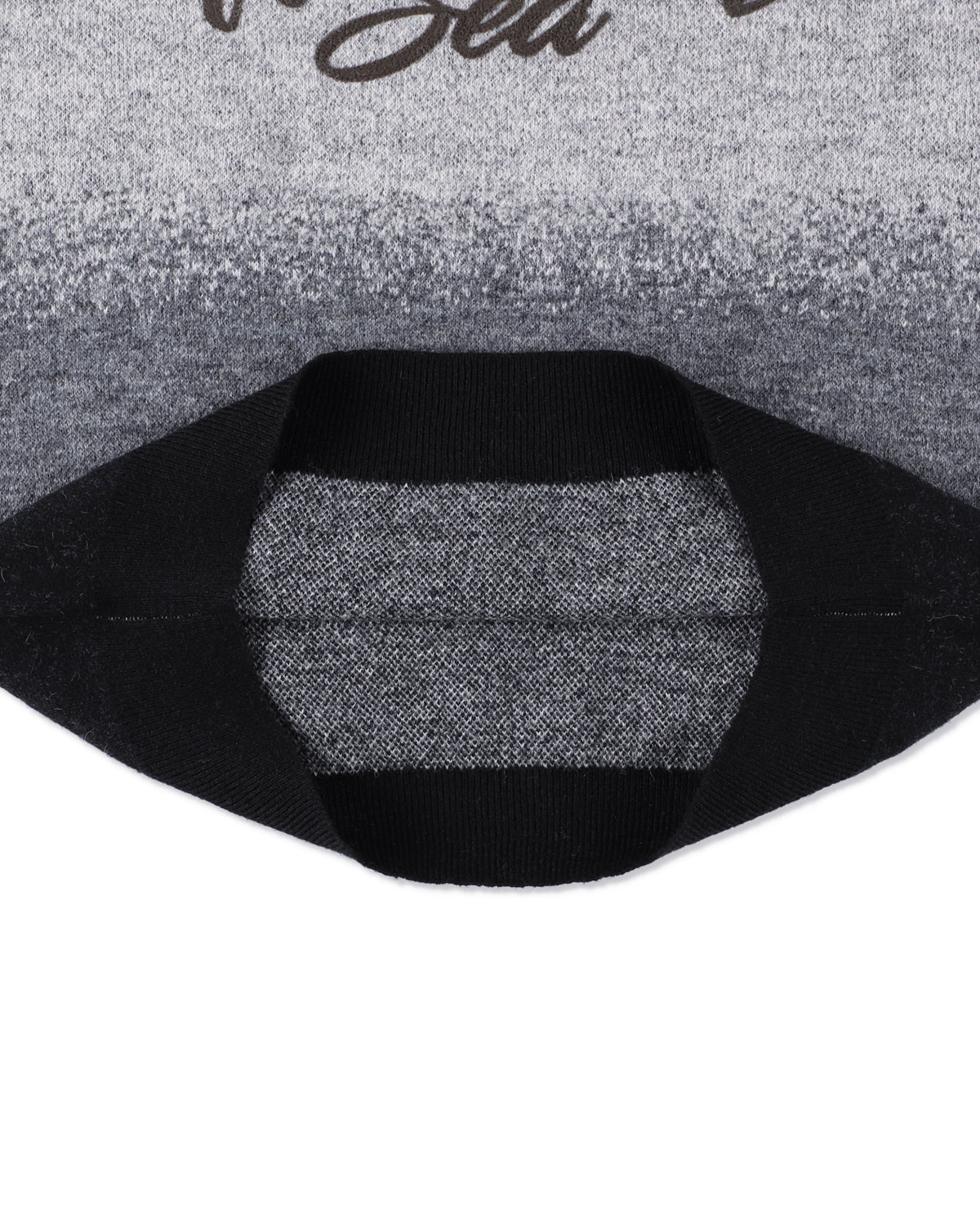 Jacquard Gradation Knit Sweater