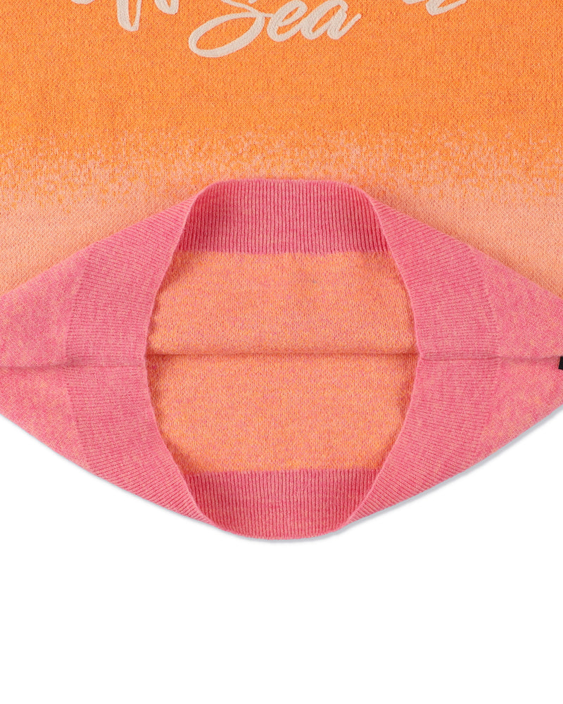 Jacquard Gradation Knit Sweater