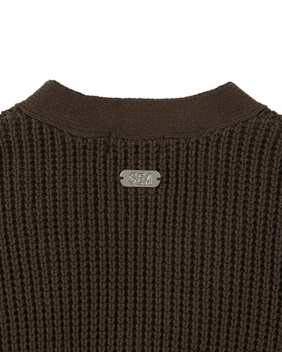 Waffle Knit Cardigan