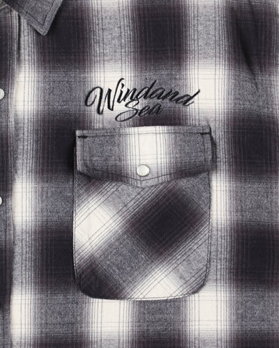 Fringe Flannel Plaid Shirt